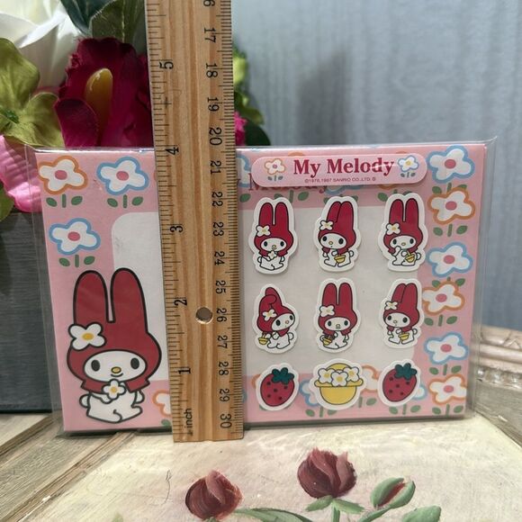 Vintage 90s Sanrio My Melody Stationary Set Japan Kawaii - Picture 5 of 6